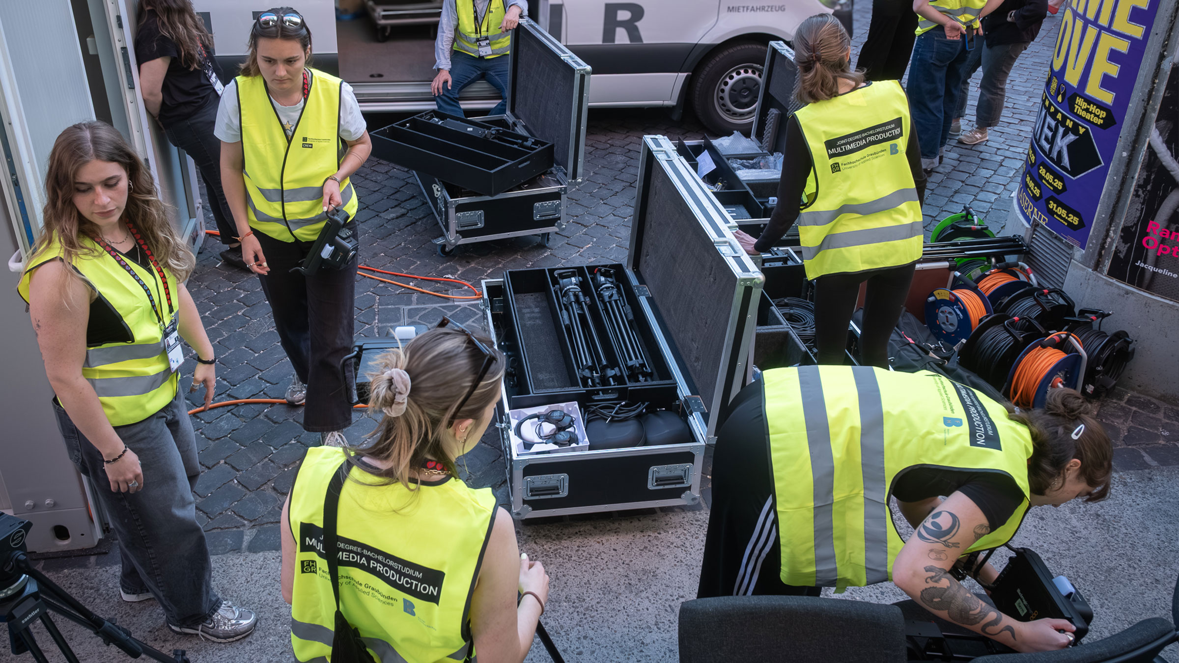 ESC Turquoise Carpet – testing the day befor